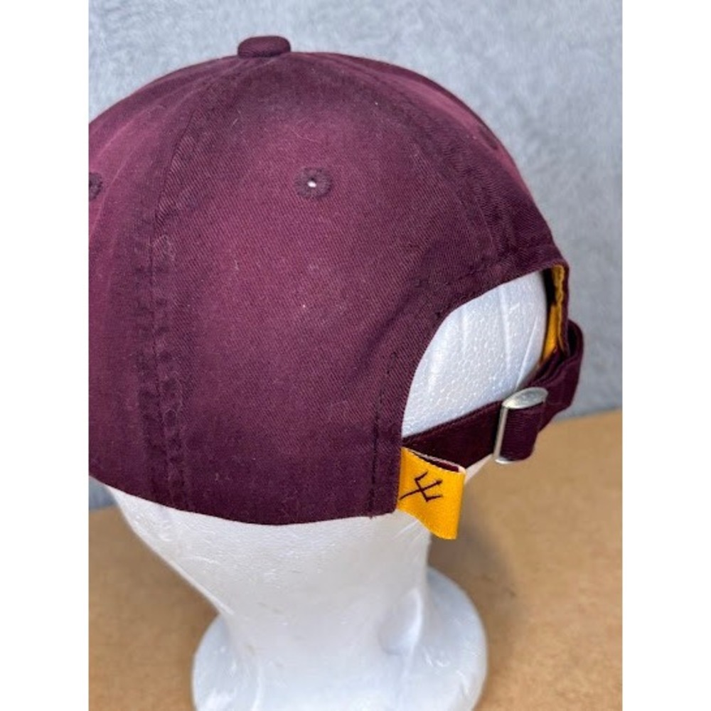 Arizona State Sun Devils Maroon Baseball Cap Omaha Rosenblatt‎ Stadium CWS Patch - Picture 6 of 10